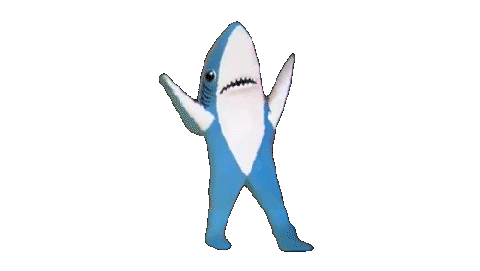 its a shark doin some dancin